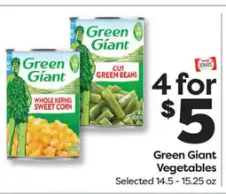 Weis Markets Green Giant Vegetables offer