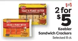 Weis Markets Keebler Sandwich Crackers offer