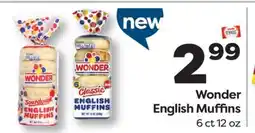 Weis Markets Wonder English Muffins offer