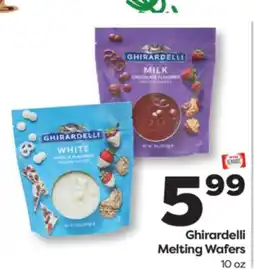 Weis Markets Ghirardelli Melting Wafers offer