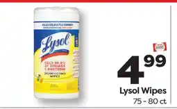 Weis Markets Lysol Wipes offer