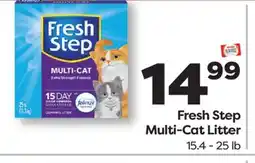 Weis Markets Fresh Step Multi-Cat Litter offer