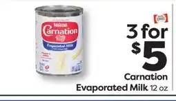 Weis Markets Carnation Evaporated Milk offer