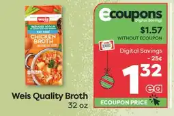 Weis Markets Weis Quality Broth offer
