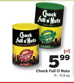 Weis Markets Chock Full O Nuts offer