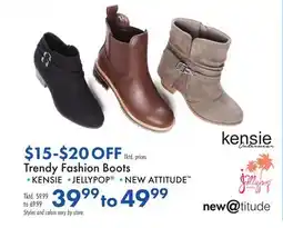 Boscov's Trendy Fashion Boots offer