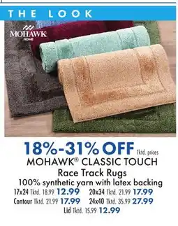 Boscov's MOHAWK CLASSIC TOUCH Race Track Rugs 17x24 offer