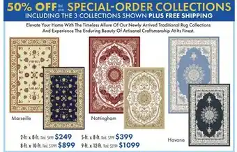 Boscov's SPECIAL-ORDER COLLECTIONS INCLUDING THE 3 COLLECTIONS SHOWN PLUS FREE SHIPPING offer