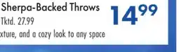 Boscov's Sharpa-Backed Throws offer