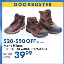 Boscov's Mens Hikers offer