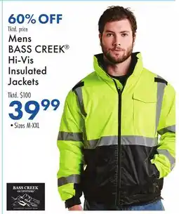 Boscov's Mens BASS CREEK Hi-Vis Insulated Jackets offer