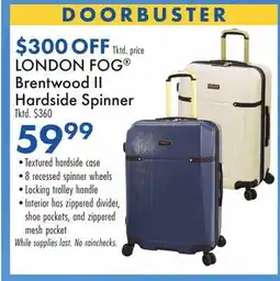 Boscov's LONDON FOG Brentwood II Hardside Spinner offer