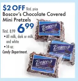 Boscov's Boscov's Chocolate Covered Mini Pretzels offer