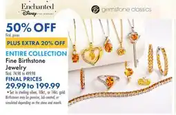 Boscov's ENTIRE COLLECTION Fine Birthstone Jewelry offer