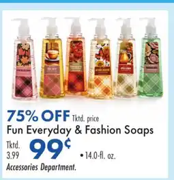 Boscov's Fun Everyday & Fashion Soaps offer