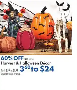 Boscov's Harvest & Halloween Décor offer