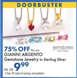 Boscov's GIANNI ARGENTO Gemstone Jewelry in Sterling Silver offer