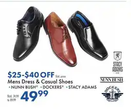 Boscov's Mens Dress & Casual Shoes offer
