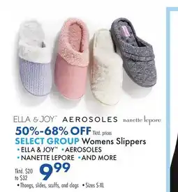 Boscov's SELECT GROUP Womens Slippers offer