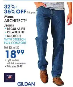 Boscov's Mens ARCHITECT Jeans offer