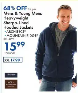 Boscov's Mens & Young Mens Heavyweight Sherpa-Lined Hooded Jackets offer