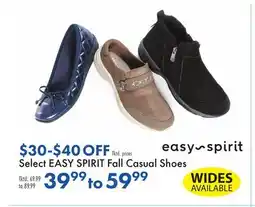 Boscov's Select EASY SPIRIT Fall Casual Shoes offer