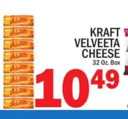C Town KRAFT VELVEETA CHEESE offer