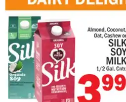 C Town SILK SOY MILK 1/2 Gal. Cntr offer