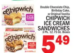 C Town CHIPWICH ICE CREAM SANDWICHES offer