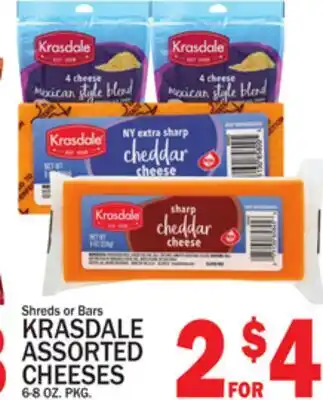 C Town KRASDALE ASSORTED CHEESES offer