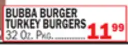 C Town BUBBA BURGER TURKEY BURGERS offer