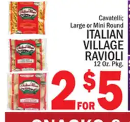 C Town ITALIAN VILLAGE RAVIOLI offer