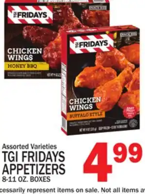 C Town TGI FRIDAYS APPETIZERS offer