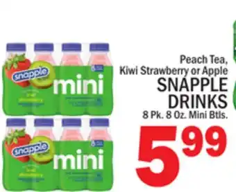C Town SNAPPLE DRINKS offer