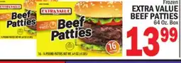 C Town EXTRA VALUE BEEF PATTIES offer