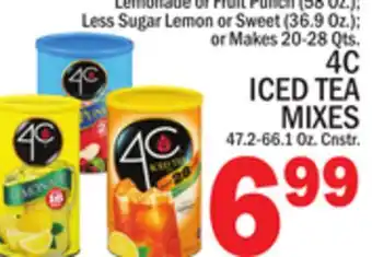 C Town 4C ICED TEA MIXES offer