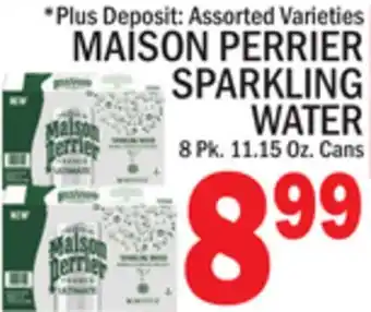 C Town MAISON PERRIER SPARKLING WATER offer