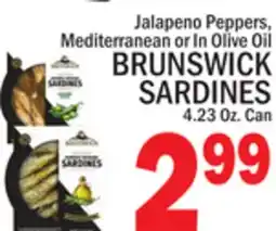 C Town BRUNSWICK SARDINES offer
