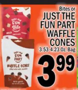 C Town JUST THE FUN PART WAFFLE CONES offer