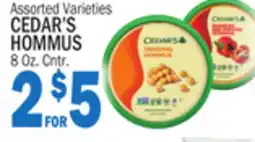 C Town CEDAR'S HOMMUS offer