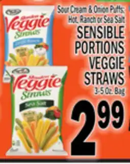 C Town SENSIBLE PORTIONS PORTIONS VEGGIE VEGGIE STRAWS offer