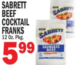 C Town SABRETT BEEF COCKTAIL FRANKS offer