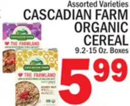 C Town CASCADIAN FARM ORGANIC CEREAL offer