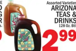 C Town ARIZONA TEAS & DRINKS offer