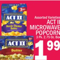 C Town ACT II MICROWAVE POPCORN offer