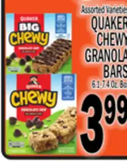 C Town QUAKER CHEWY GRANOLA BAR offer