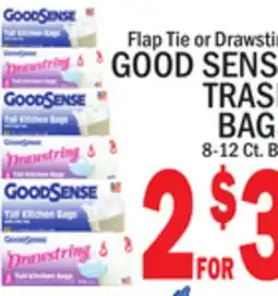 C Town GOOD SENSE TRASH BAGS offer