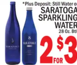 C Town SARATOGA SPARKLING WATER offer
