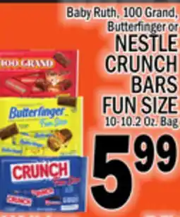 C Town NESTLE CRUNCH BARS FUN SIZE offer