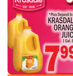 C Town KRASDALE ORANGE JUICE offer